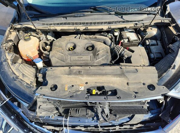 2FMPK3K96JBC62106 2018 FORD EDGE Blue Engine compartment view
