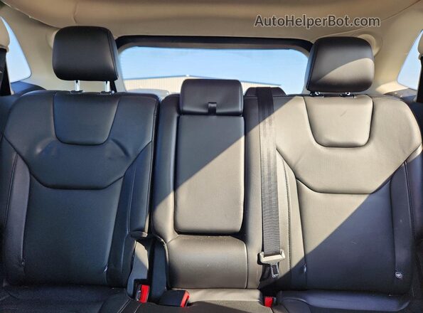 2FMPK3K96JBC62106 2018 FORD EDGE Blue Rear seats view