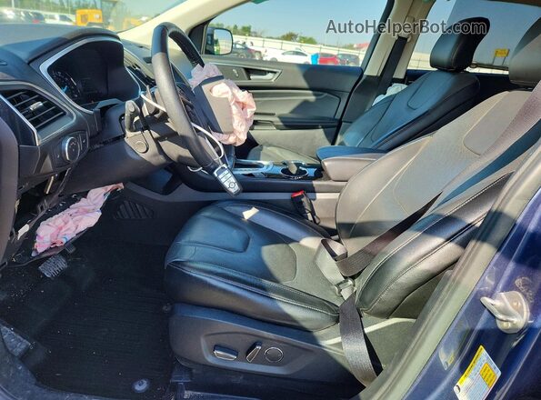 2FMPK3K96JBC62106 2018 FORD EDGE Blue Front interior view