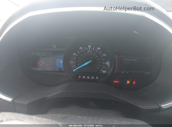 2FMPK3K96KBB44817 2019 FORD EDGE White უკანა სავარძლების ხედი
