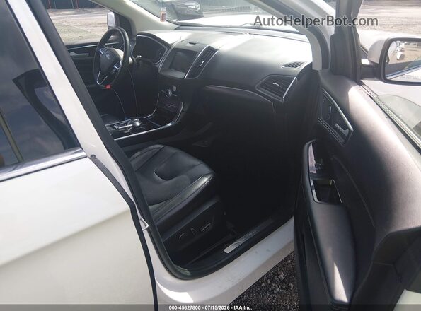 2FMPK3K96KBB44817 2019 FORD EDGE White წინა სალონის ხედი