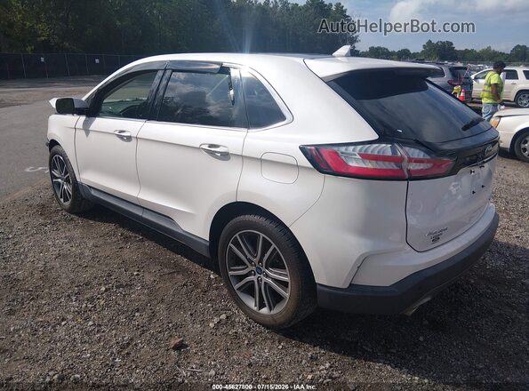 2FMPK3K96KBB44817 2019 FORD EDGE White უკანა მარცხენა
