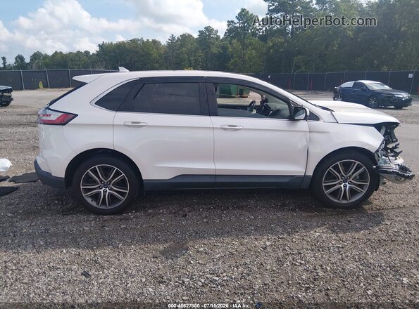 2FMPK3K96KBB44817 2019 FORD EDGE White სალონის 360-გრადუსიანი ხედი