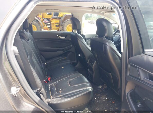 2FMPK3K96KBB55400 2019 FORD EDGE Gray Vista de la etiqueta del VIN