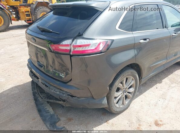 2FMPK3K96KBB55400 2019 FORD EDGE Gray 