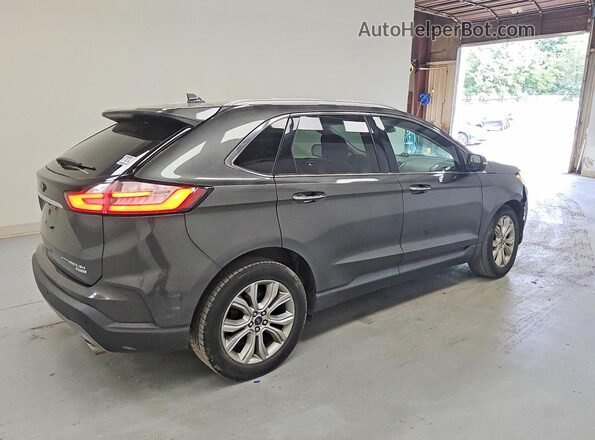 2FMPK3K96KBC49535 2019 FORD EDGE Gray Rear right