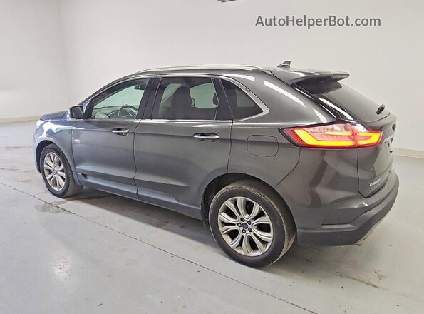 2FMPK3K96KBC49535 2019 FORD EDGE Gray Rear left