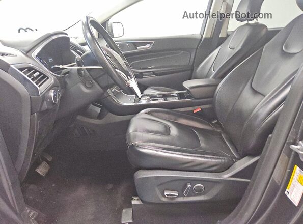 2FMPK3K96KBC49535 2019 FORD EDGE Gray Front interior view