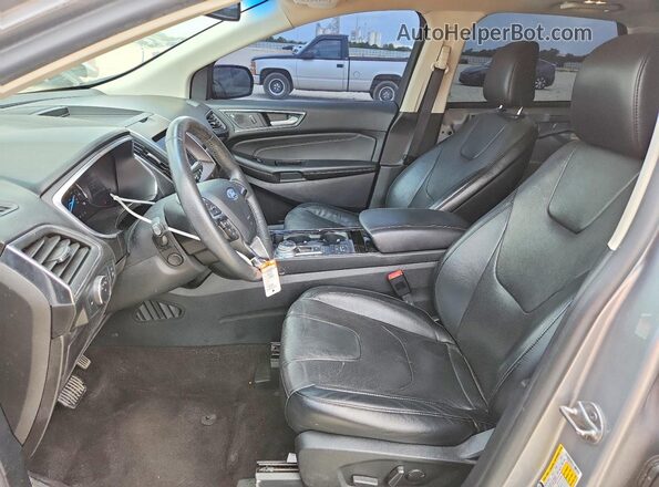 2FMPK3K96LBA72812 2020 FORD EDGE Silver Widok wnętrza z przodu