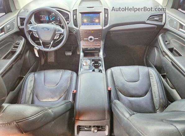2FMPK3K96LBA72812 2020 FORD EDGE Silver Widok deski rozdzielczej