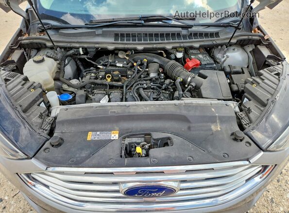 2FMPK3K96LBA72812 2020 FORD EDGE Silver Widok komory silnika