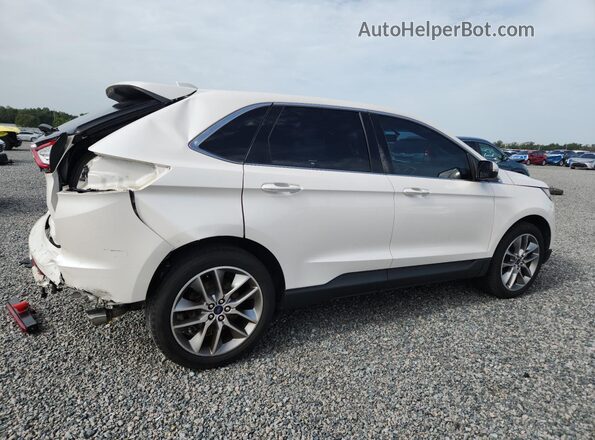 2FMPK3K97GBB59897 2016 FORD EDGE White Trasero derecho