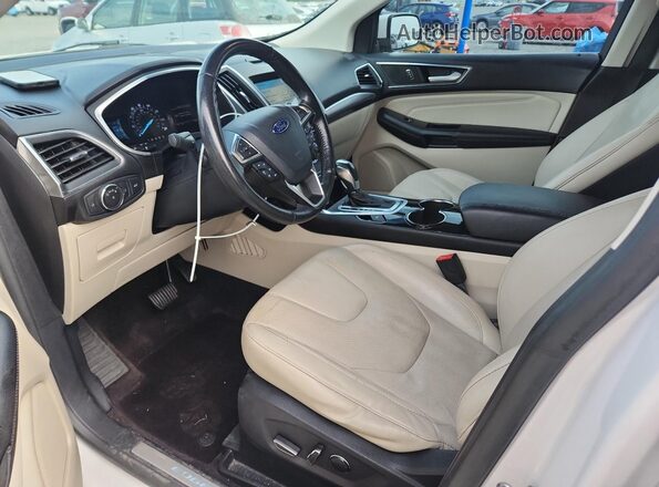 2FMPK3K97GBB59897 2016 FORD EDGE White Vista interior delantera