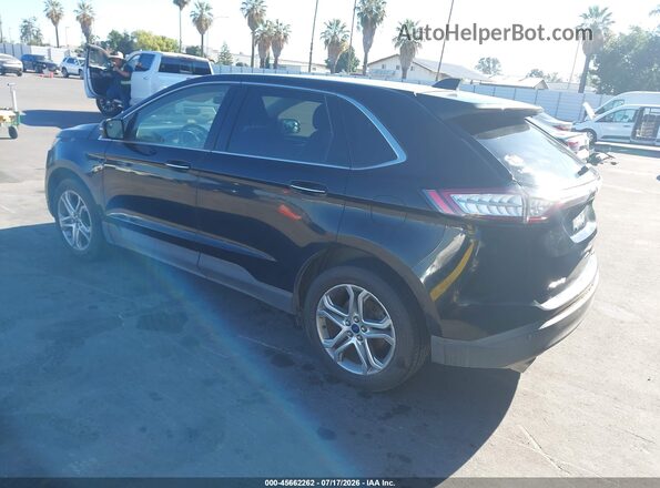 2FMPK3K97HBB29316 2017 FORD EDGE Black Հետևի ձախ