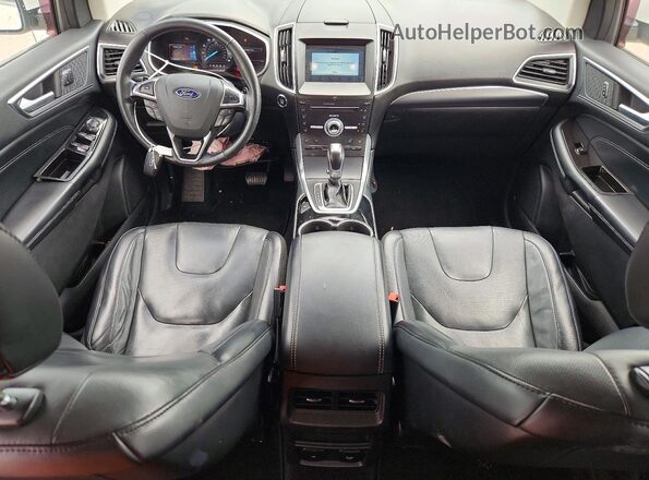 2FMPK3K97HBB52711 2017 FORD EDGE White Dashboard view