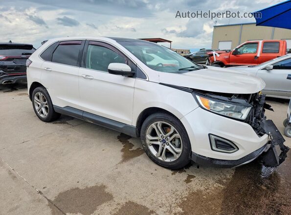 2FMPK3K97HBB52711 2017 FORD EDGE White Front right