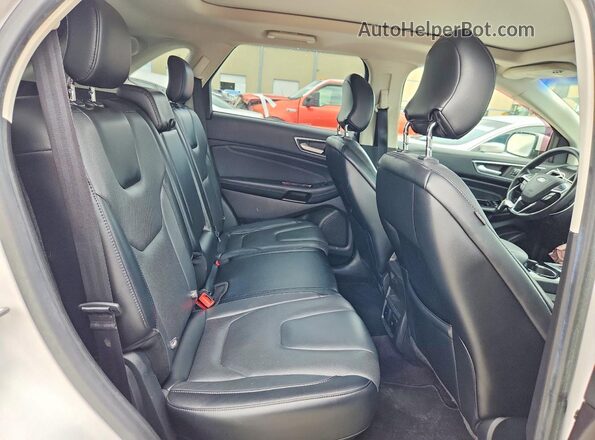 2FMPK3K97HBB52711 2017 FORD EDGE White Rear interior view