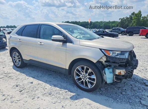 2FMPK3K97HBC01468 2017 FORD EDGE Бежевый Передняя правая четверть