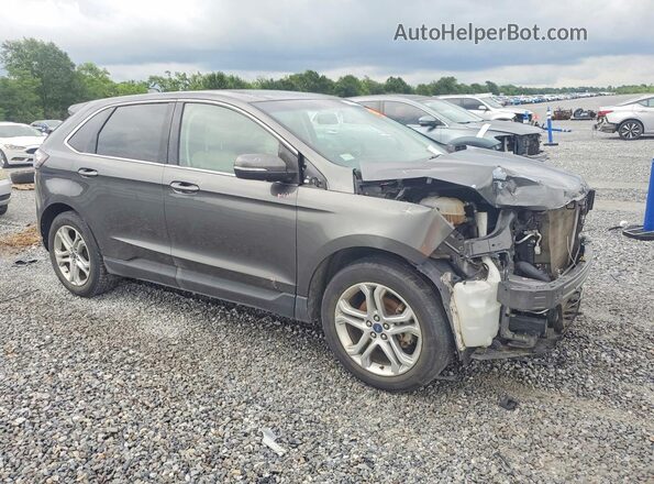 2FMPK3K97JBC16414 2018 FORD EDGE Charcoal Առջևի աջ