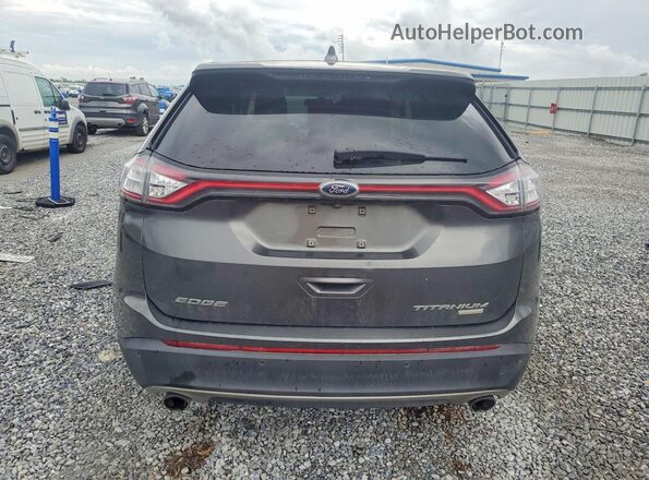 2FMPK3K97JBC16414 2018 FORD EDGE Charcoal Հետևի տեսք