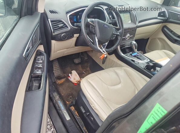 2FMPK3K97JBC16414 2018 FORD EDGE Charcoal Առջևի վահանակի տեսք