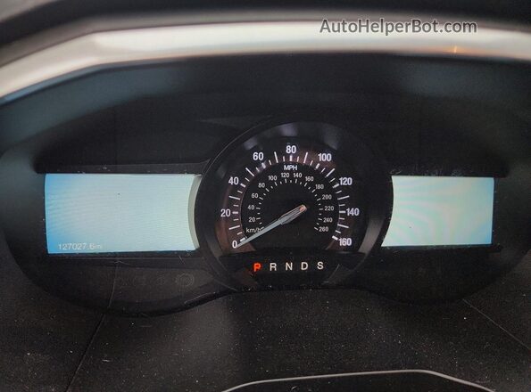 2FMPK3K97KBB10367 2019 FORD EDGE Black Вид щитка приладів
