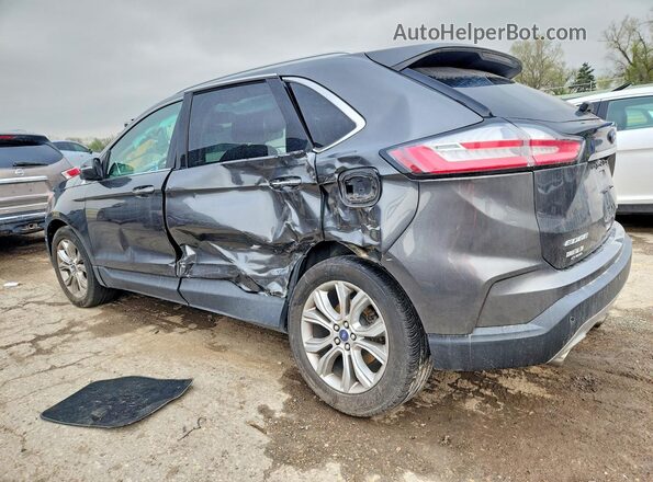 2FMPK3K97KBB10367 2019 FORD EDGE Black Задня ліва чверть