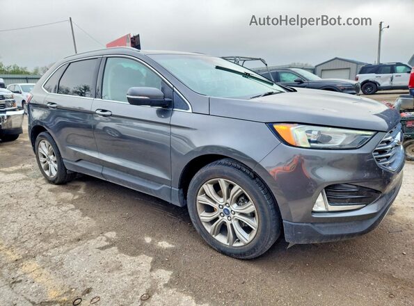 2FMPK3K97KBB10367 2019 FORD EDGE Black Передня права чверть