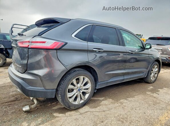 2FMPK3K97KBB10367 2019 FORD EDGE Black Задня права чверть