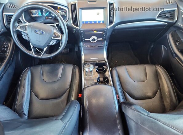 2FMPK3K97KBB54482 2019 FORD EDGE Black Вид панелі приладів