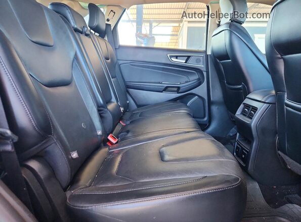 2FMPK3K97KBB54482 2019 FORD EDGE Black Вид задньої частини салону