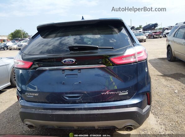 2FMPK3K97KBB93265 2019 FORD EDGE Blue 