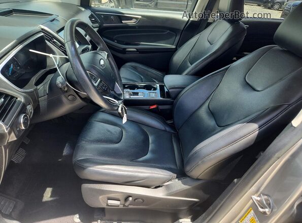 2FMPK3K97LBA22906 2020 FORD EDGE Silver Вид салону спереду