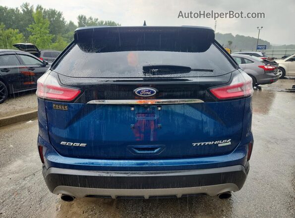 2FMPK3K97LBA96455 2020 FORD EDGE Синий Вид сзади