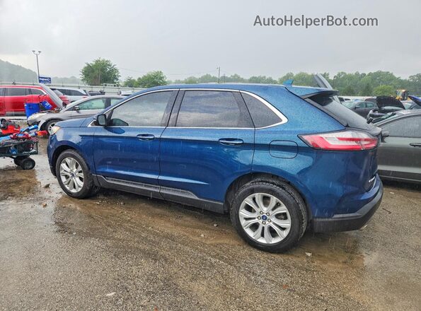 2FMPK3K97LBA96455 2020 FORD EDGE Синий Задняя левая четверть