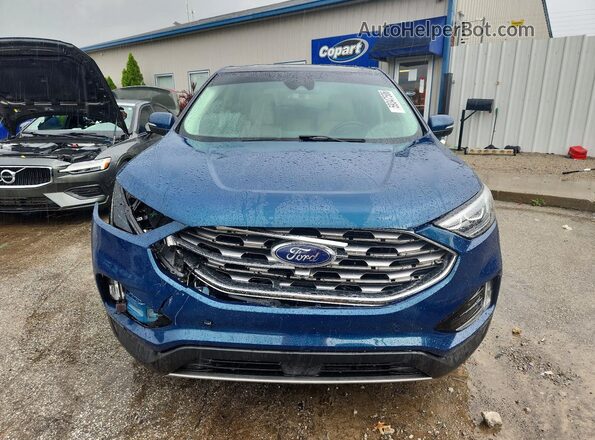 2FMPK3K97LBA96455 2020 FORD EDGE Синий Вид спереди
