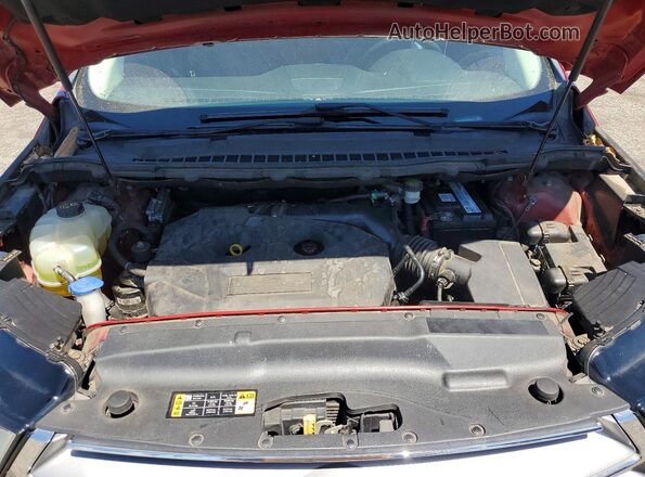 2FMPK3K98GBB53381 2016 FORD EDGE Red Engine compartment view