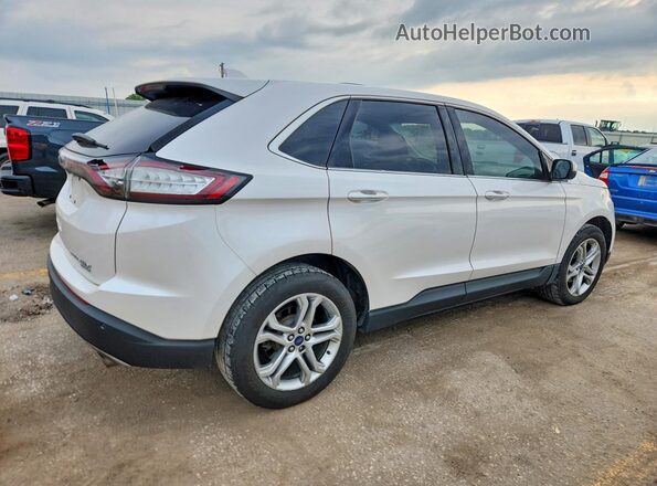 2FMPK3K98HBB68593 2017 FORD EDGE White Tył prawy
