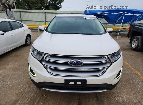 2FMPK3K98HBB68593 2017 FORD EDGE White Widok z przodu