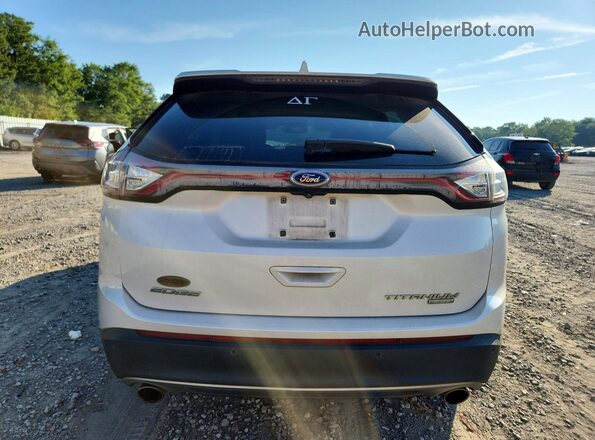 2FMPK3K98JBB98280 2018 FORD EDGE White უკანა ხედი
