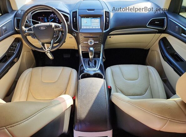 2FMPK3K98JBB98280 2018 FORD EDGE White წინა პანელის ხედი