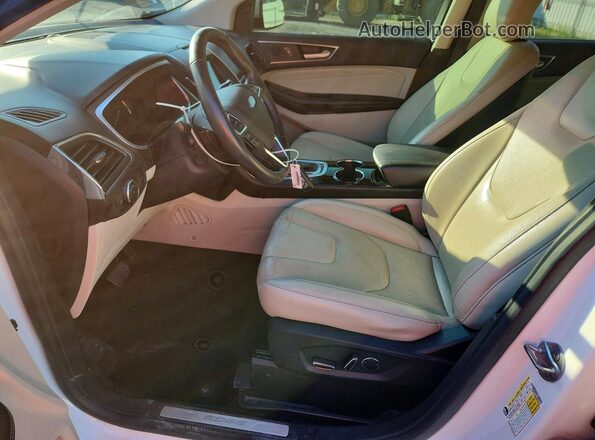 2FMPK3K98JBB98280 2018 FORD EDGE White წინა სალონის ხედი