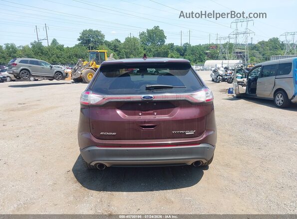 2FMPK3K98JBB98540 2018 FORD EDGE Burgundy 