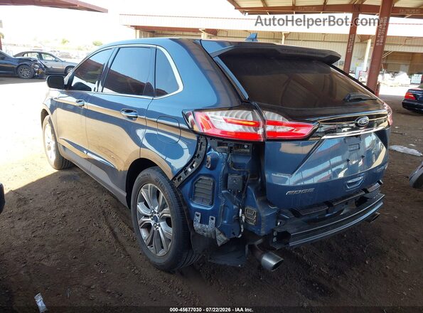 2FMPK3K98KBB27971 2019 FORD EDGE Blue Հետևի ձախ