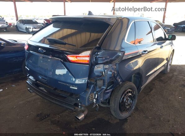 2FMPK3K98KBB27971 2019 FORD EDGE Blue Հետևի աջ