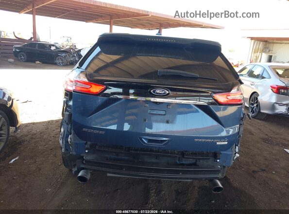 2FMPK3K98KBB27971 2019 FORD EDGE Blue Դիմացի տեսք