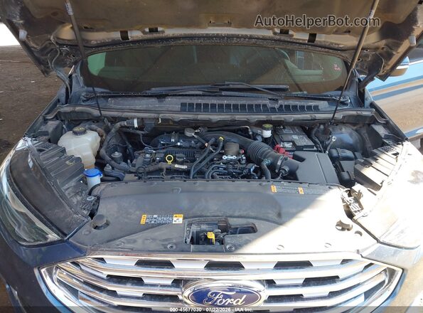 2FMPK3K98KBB27971 2019 FORD EDGE Blue Հետևի տեսք