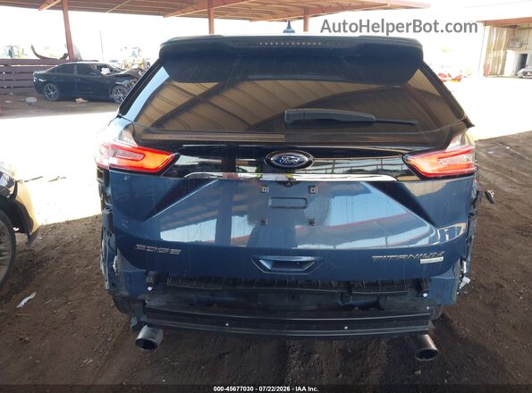 2FMPK3K98KBB27971 2019 FORD EDGE Blue 