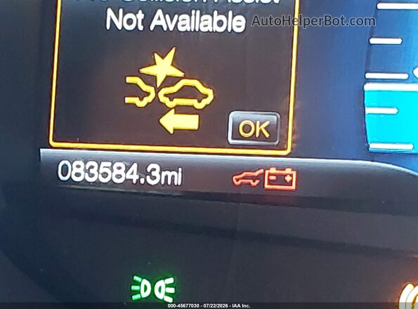 2FMPK3K98KBB27971 2019 FORD EDGE Blue 