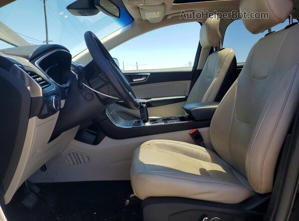 2FMPK3K98KBC02698 2019 FORD EDGE Black Vista interior delantera